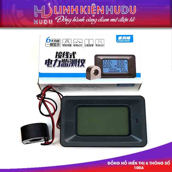 Đồng hồ hiển thị 6 thông số loại 100A